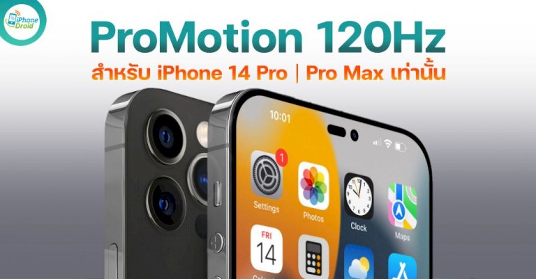 หน้าจอ-promotion-120hz-จะมีเฉพาะในรุ่น-iphone-14-pro-และ-pro-max-เท่านั้น