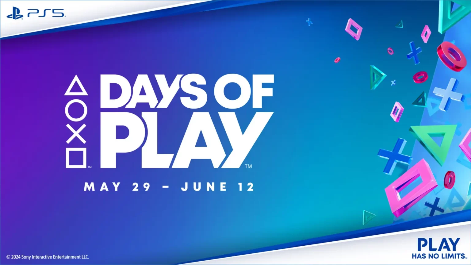 PlayStation เสนอโปรโมชั่นและไฮไลท์แคมเปญ Days of Play 2024!!